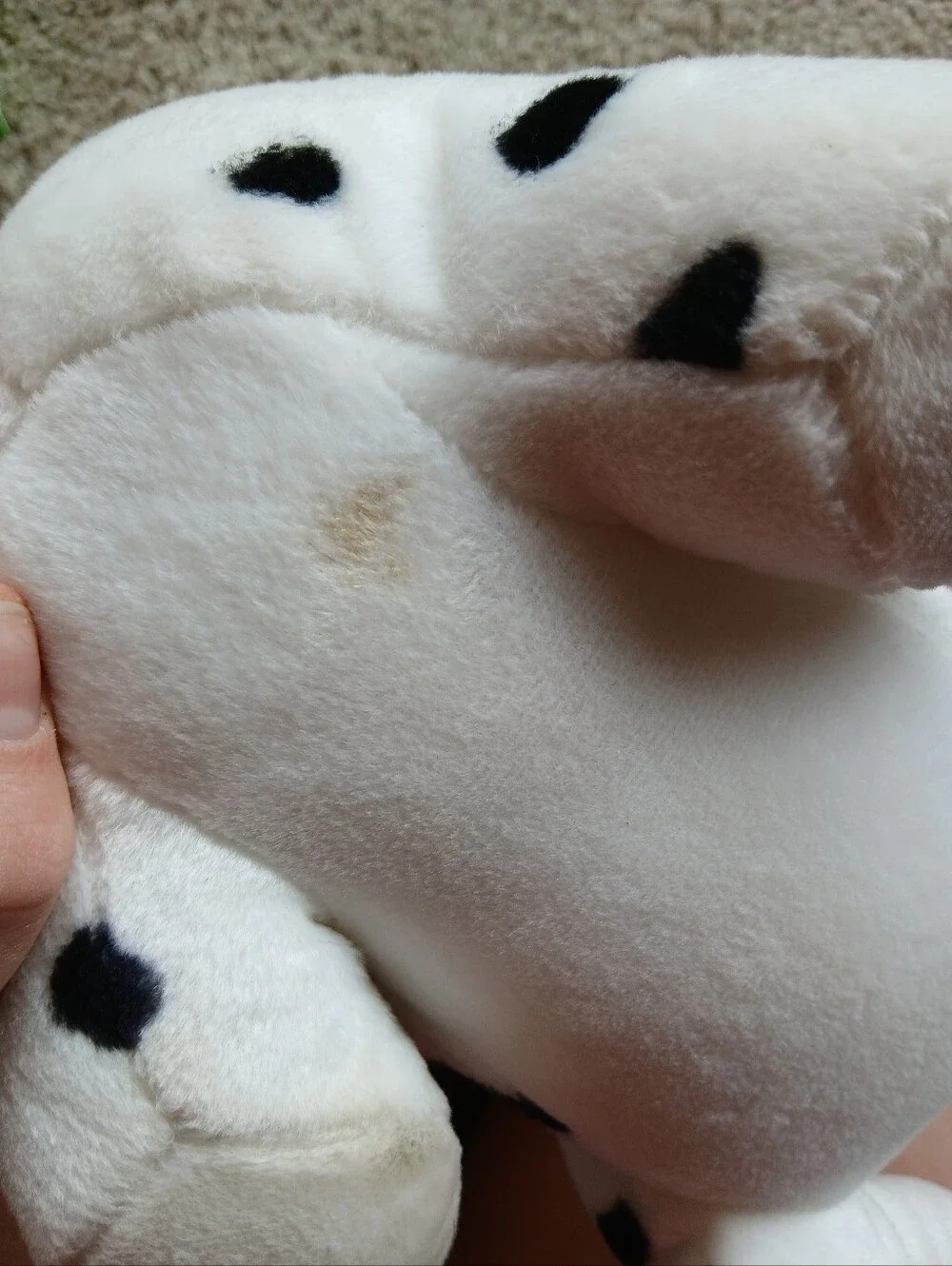 RARE Vintage THE DOG Artist Collection Dalmatian Plush Toy Y2K